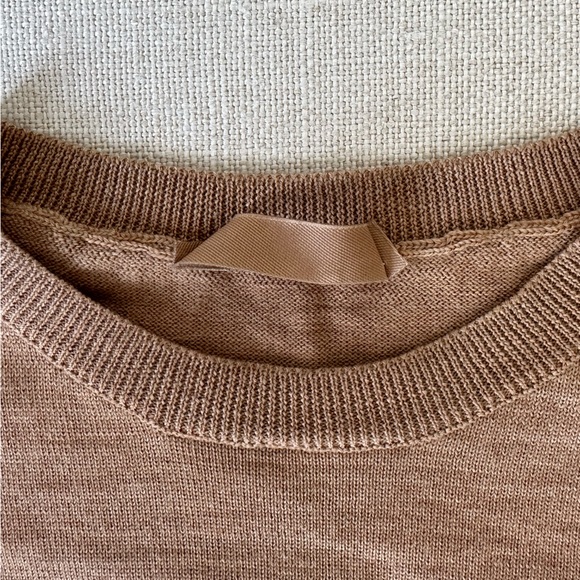 WARDROBE.NYC Crew Neck Sweater | Medium | Camel | $395 Retail | Wool - Picture 6 of 11